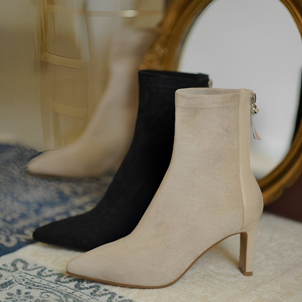 Tania | Elegant High Heel Ankle Boots