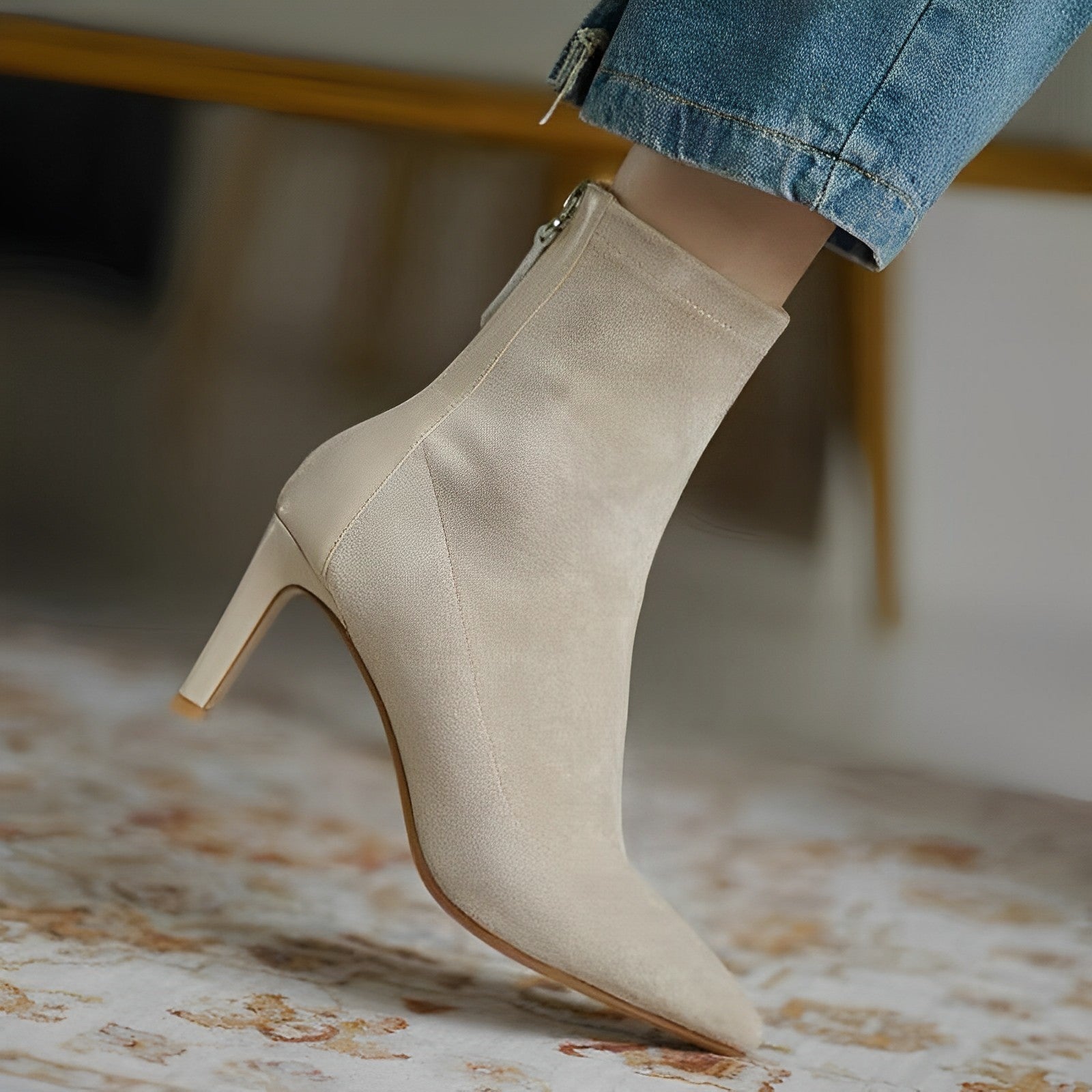 Tania | Elegant High Heel Ankle Boots