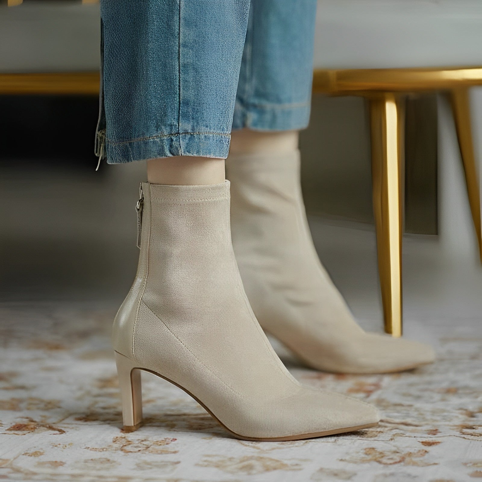 Tania | Elegant High Heel Ankle Boots