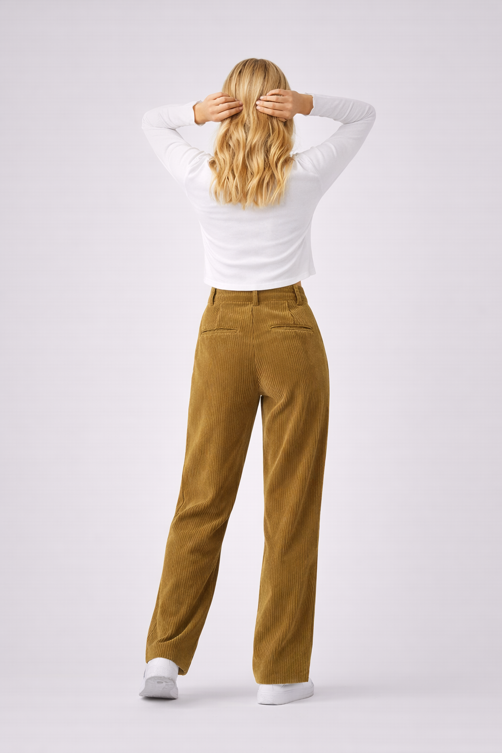 Rihanna | Corduroy Straight Leg Pants