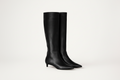 Isabelle Louisa - Knee-High Boots with Heel Black