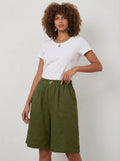 Danielle | Women’s Wide Leg Summer Knee Length Shorts