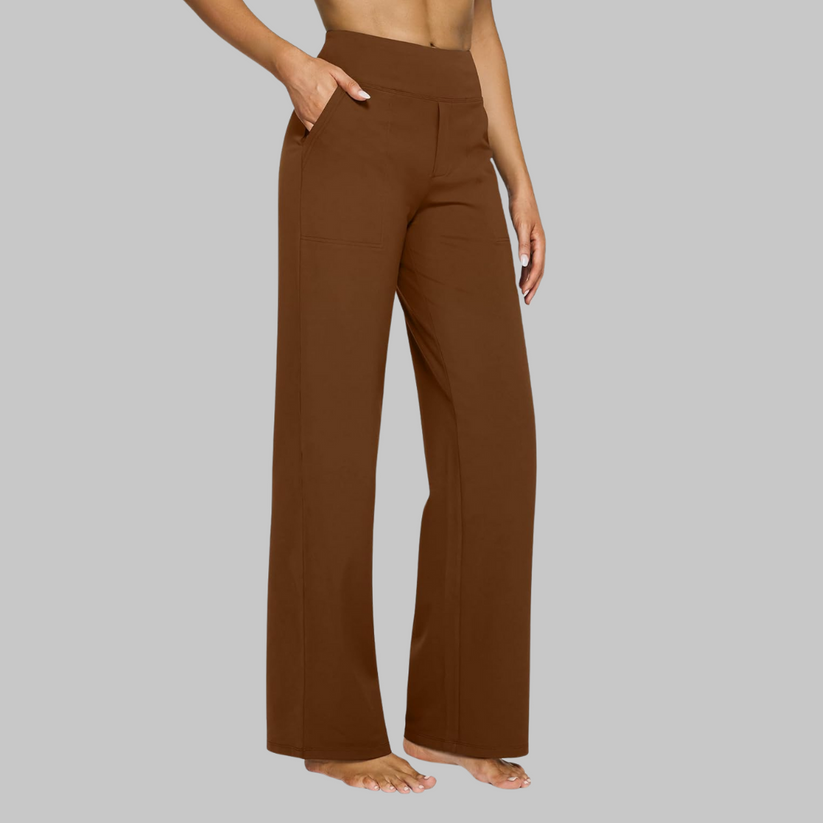 Mary | Women’s High Rise Wide Leg Stretch Dress Pants