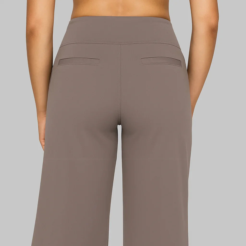 Mary | Women’s High Rise Wide Leg Stretch Dress Pants