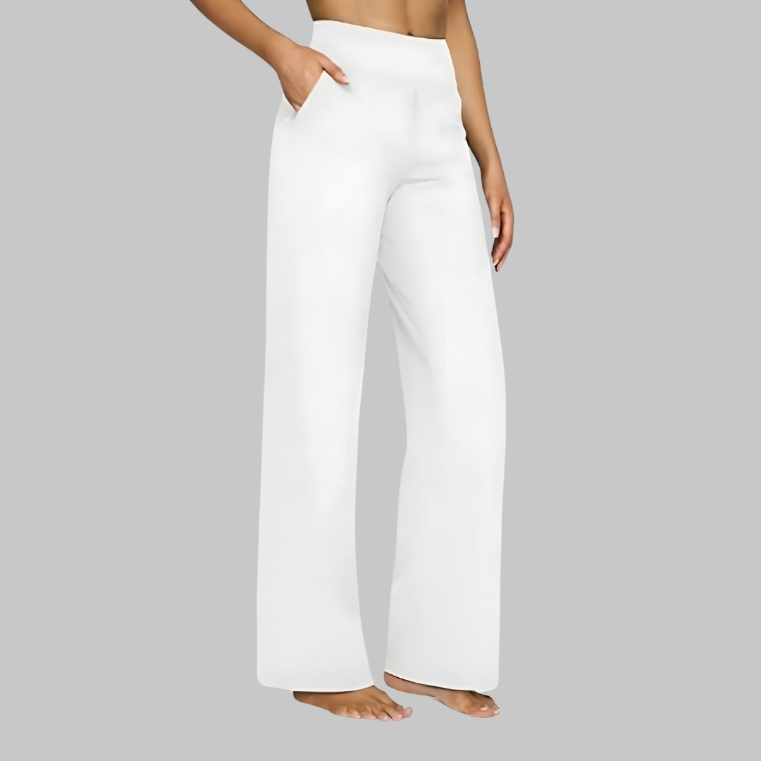 Mary | Women’s High Rise Wide Leg Stretch Dress Pants