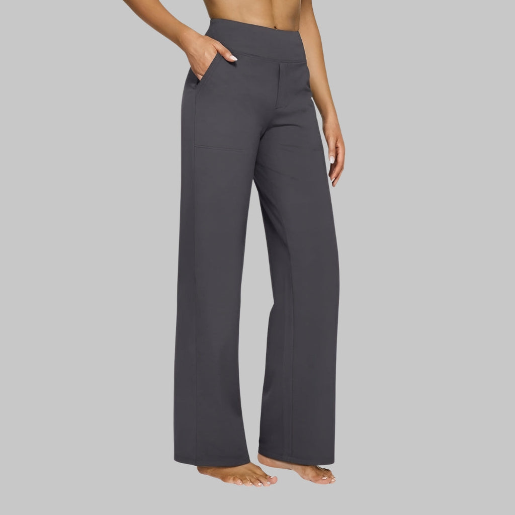 Mary | Women’s High Rise Wide Leg Stretch Dress Pants