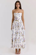 Valerie | Women’s Floral Maxi Dress Sleeveless Beach Dress