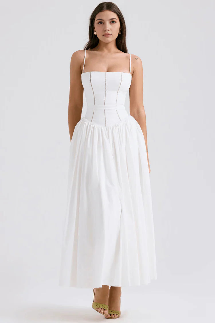 Valerie | Women’s Floral Maxi Dress Sleeveless Beach Dress