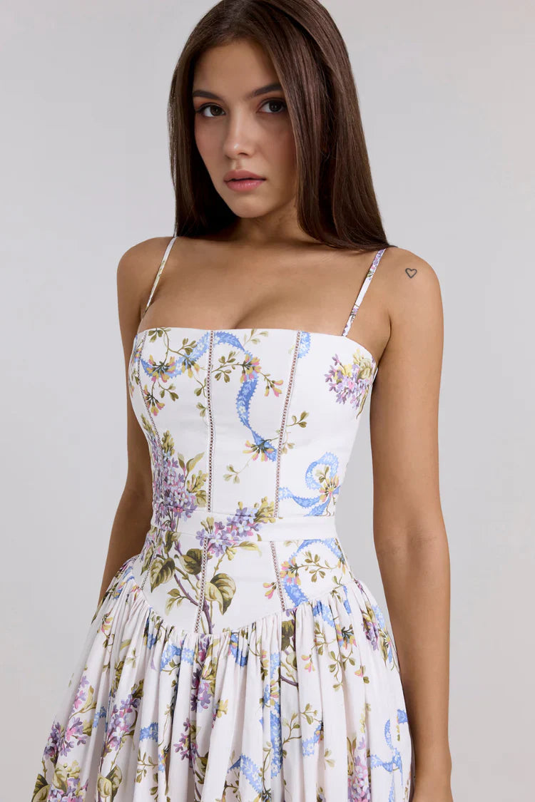 Valerie | Women’s Floral Maxi Dress Sleeveless Beach Dress