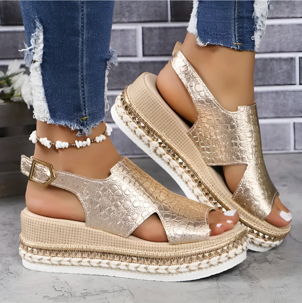 Zinnia | Women's Sandals with Cushioned Footbed | Elegant Design for All-Day Comfort