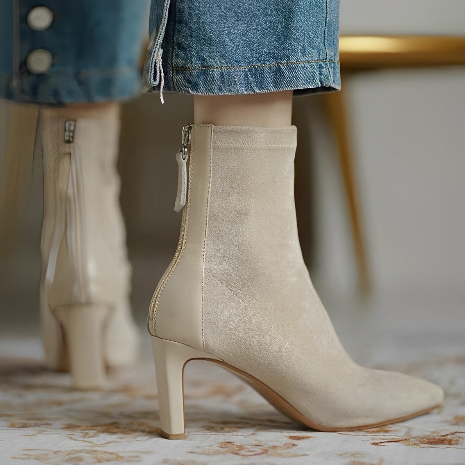Tania | Elegant High Heel Ankle Boots
