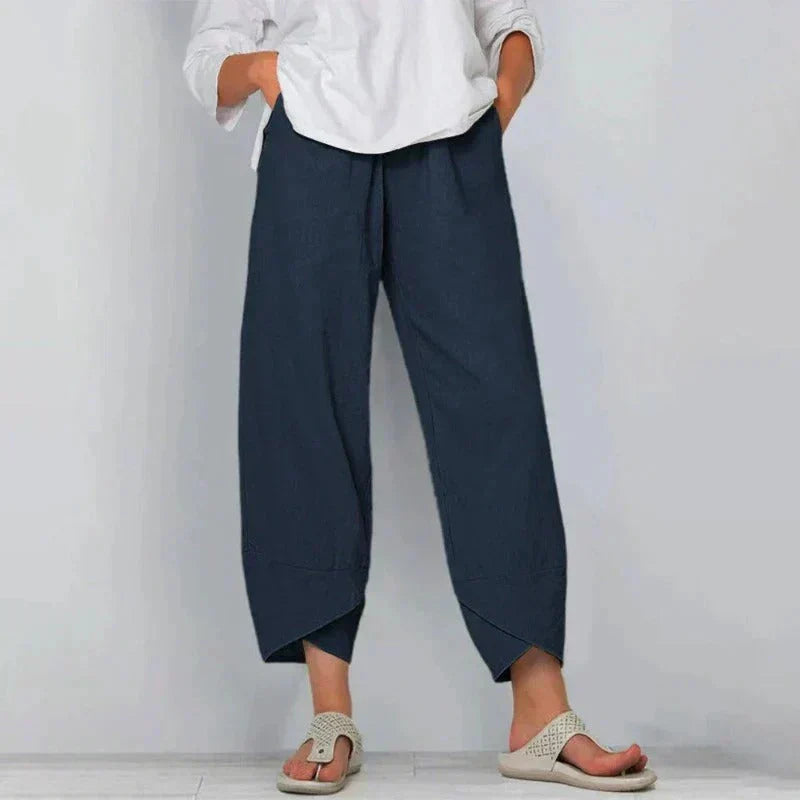 Chastity | Women's Pockets Cropped Summer Pants