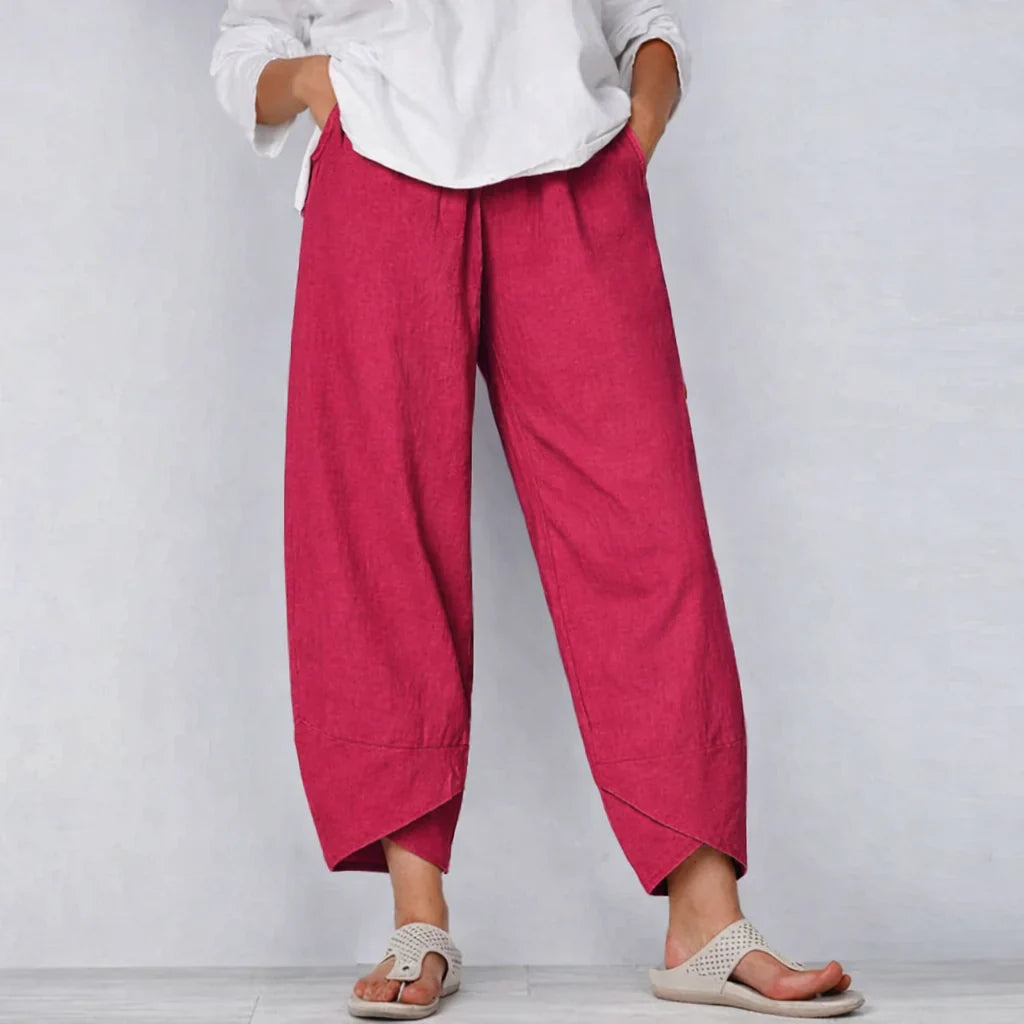 Chastity | Women's Pockets Cropped Summer Pants