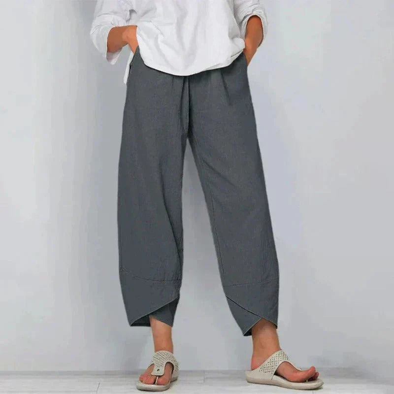 Chastity | Women's Pockets Cropped Summer Pants