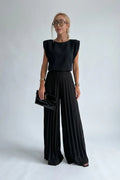Daisy | Women’s Round Neck Sleeveless Two Piece Set