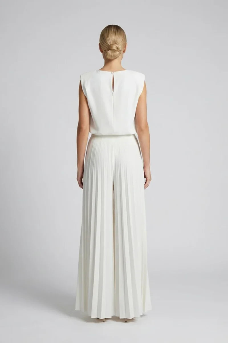Daisy | Women’s Round Neck Sleeveless Two Piece Set