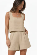 Evie | Women’s Sleeveless Two Piece Summer Set