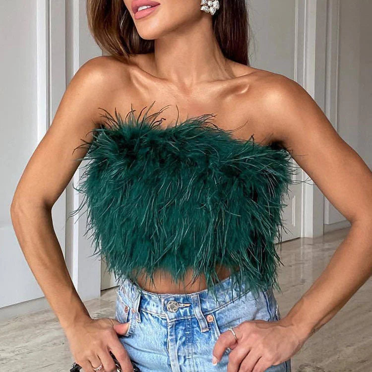 Brenda | Women’s Strapless Bandeau Summer Top