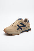 Lia | Women's Retro-Panel Chunky Sole Low-Top Sneakers