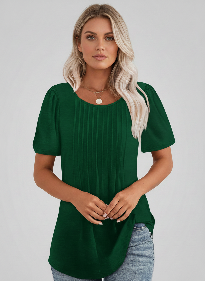 Rose | Women’s Round Neck Short Sleeve Summer Top